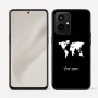 כיסוי בעיצוב אישי עם השם שלך לדגם - Realme GT 8 Pro 5G בעיצוב מפת העולם