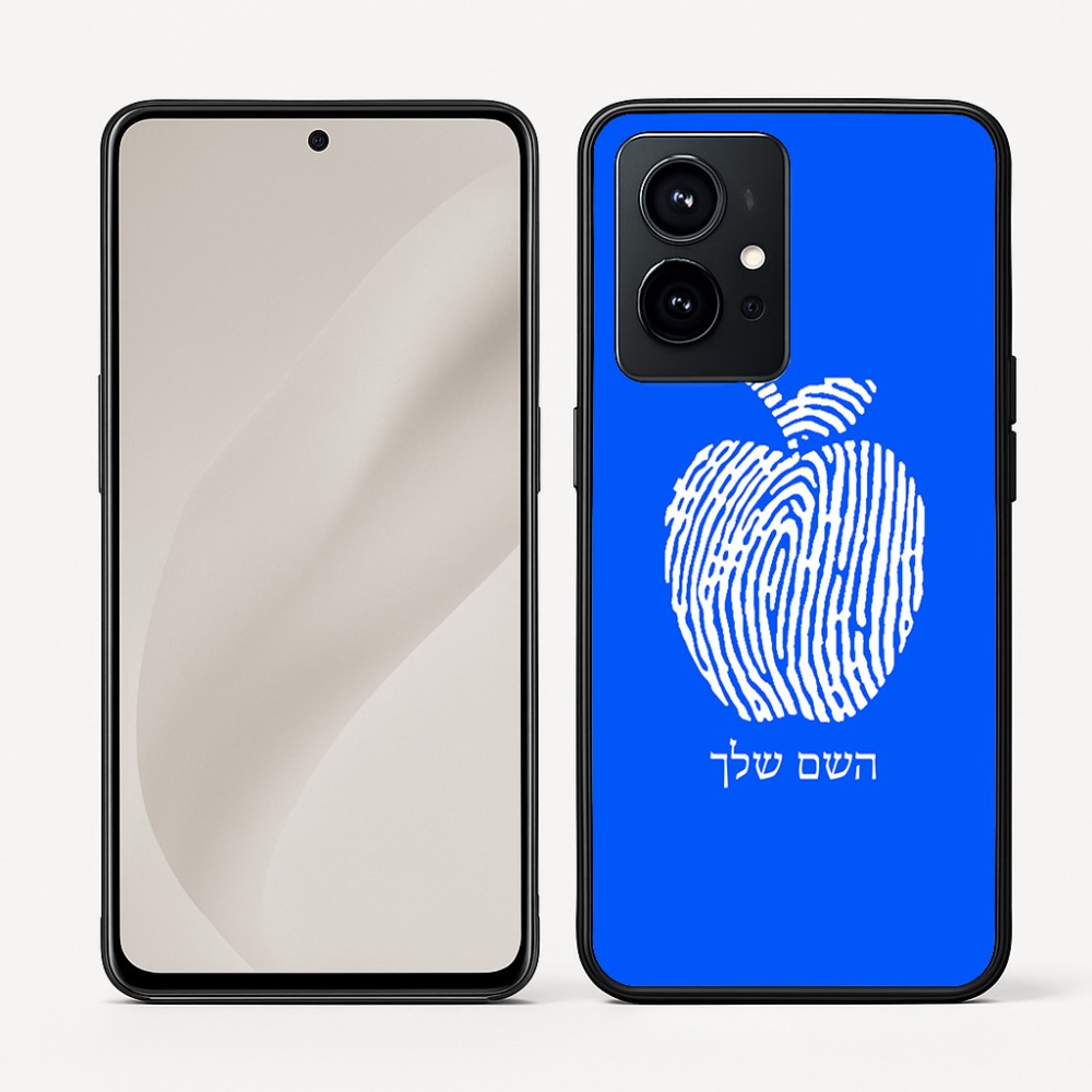 כיסוי בעיצוב אישי עם השם שלך לדגם - Realme GT 8 Pro 5G בעיצוב הדפס תפוח