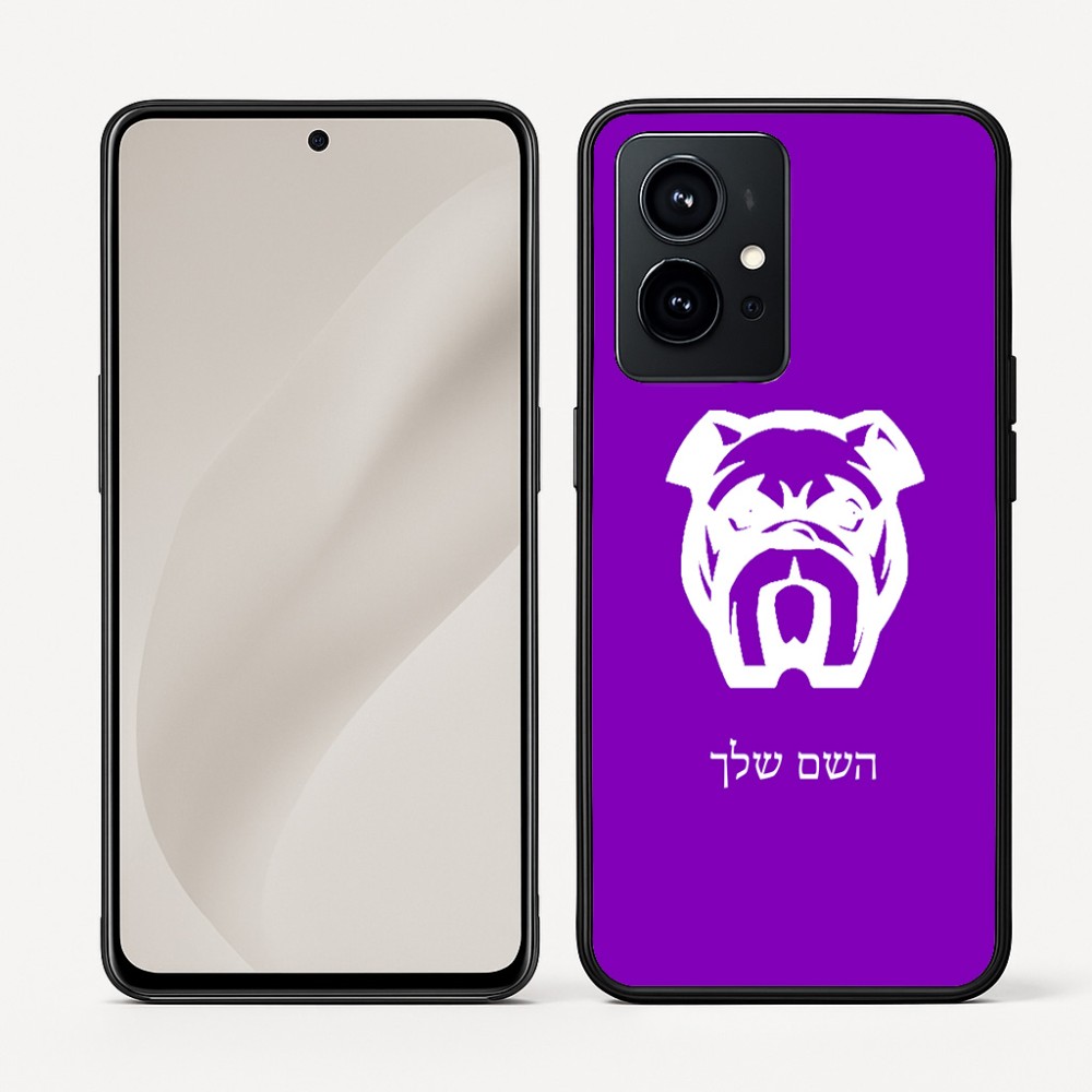 כיסוי בעיצוב אישי עם השם שלך לדגם - Realme GT 8 Pro 5G בעיצוב פרצוף בולדוג