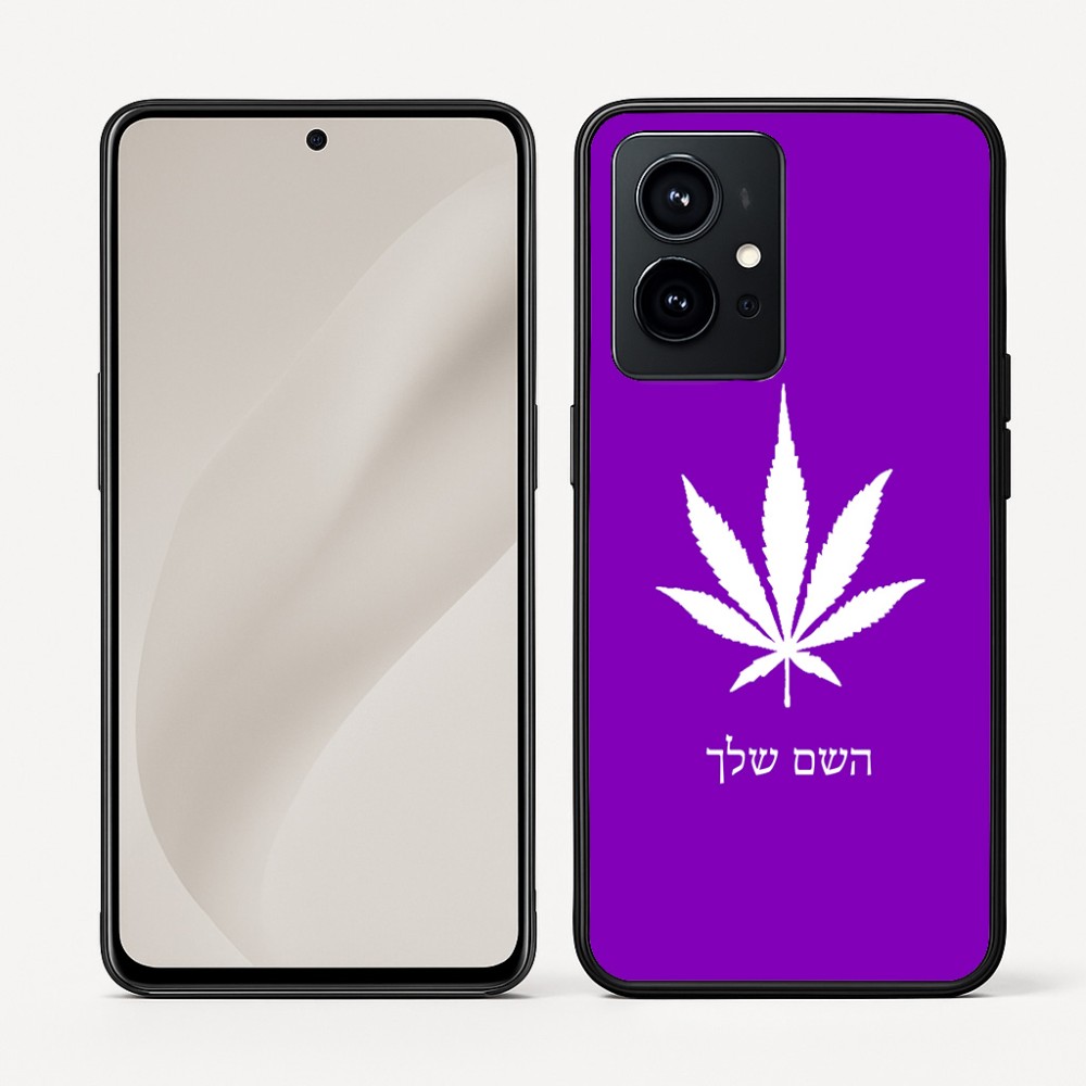 כיסוי בעיצוב אישי עם השם שלך לדגם - Realme GT 8 Pro 5G בעיצוב עלה מריחואנה - גראס