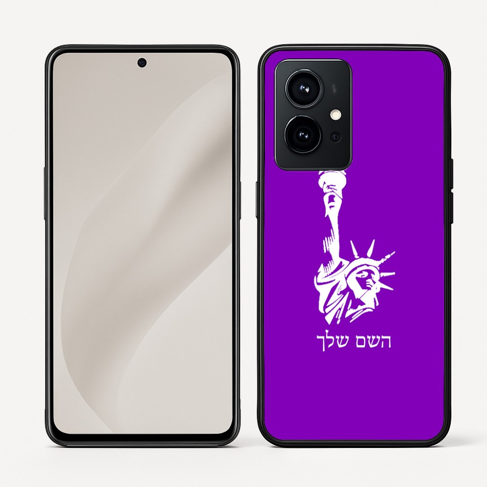 כיסוי בעיצוב אישי עם השם שלך לדגם - Realme GT 8 Pro 5G בעיצוב פסל החירות