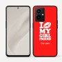 כיסוי בעיצוב אישי עם השם שלך לדגם - Realme GT 8 Pro 5G בעיצוב לנשק את החברה שלי