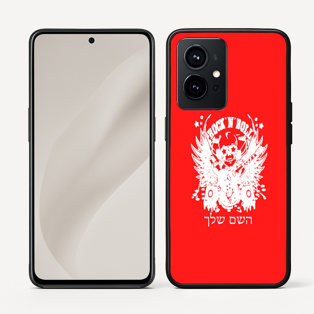 כיסוי בעיצוב אישי עם השם שלך לדגם - Realme GT 8 Pro 5G בעיצוב רוקנרול