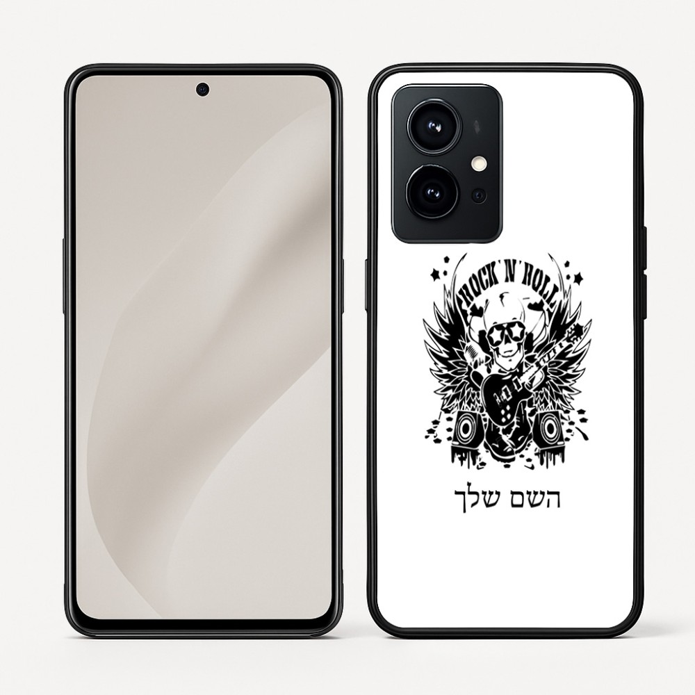 כיסוי בעיצוב אישי עם השם שלך לדגם - Realme GT 8 Pro 5G בעיצוב רוקנרול