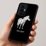 כיסוי בעיצוב אישי עם השם שלך לדגם - Realme GT 8 Pro 5G בעיצוב זברה