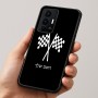 כיסוי בעיצוב אישי עם השם שלך לדגם - Realme GT 8 Pro 5G בעיצוב דגל המירוץ