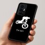 כיסוי בעיצוב אישי עם השם שלך לדגם - Realme GT 8 Pro 5G בעיצוב רוכב אופניים