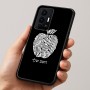 כיסוי בעיצוב אישי עם השם שלך לדגם - Realme GT 8 Pro 5G בעיצוב הדפס תפוח