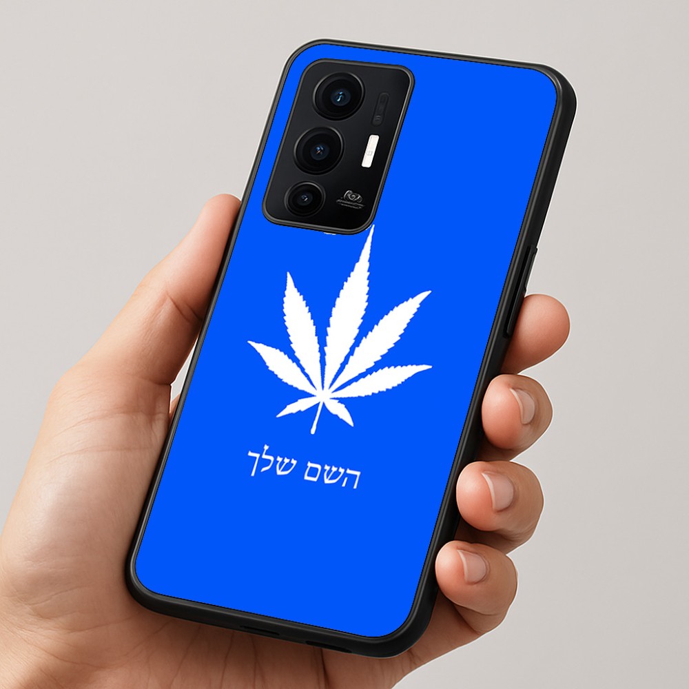 כיסוי בעיצוב אישי עם השם שלך לדגם - Realme GT 8 Pro 5G בעיצוב עלה מריחואנה - גראס