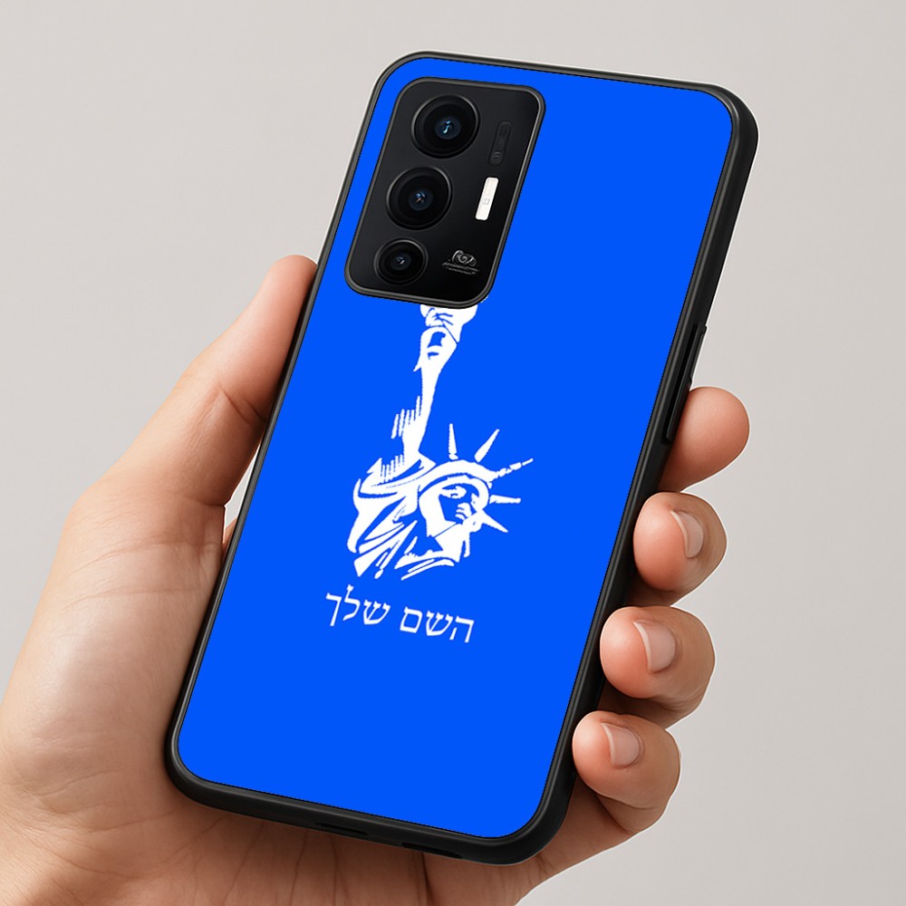 כיסוי בעיצוב אישי עם השם שלך לדגם - Realme GT 8 Pro 5G בעיצוב פסל החירות