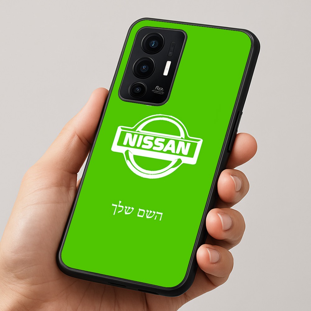 כיסוי בעיצוב אישי עם השם שלך לדגם - Realme GT 8 Pro 5G בעיצוב ניסאן