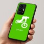 כיסוי בעיצוב אישי עם השם שלך לדגם - Realme GT 8 Pro 5G בעיצוב רוכב אופניים