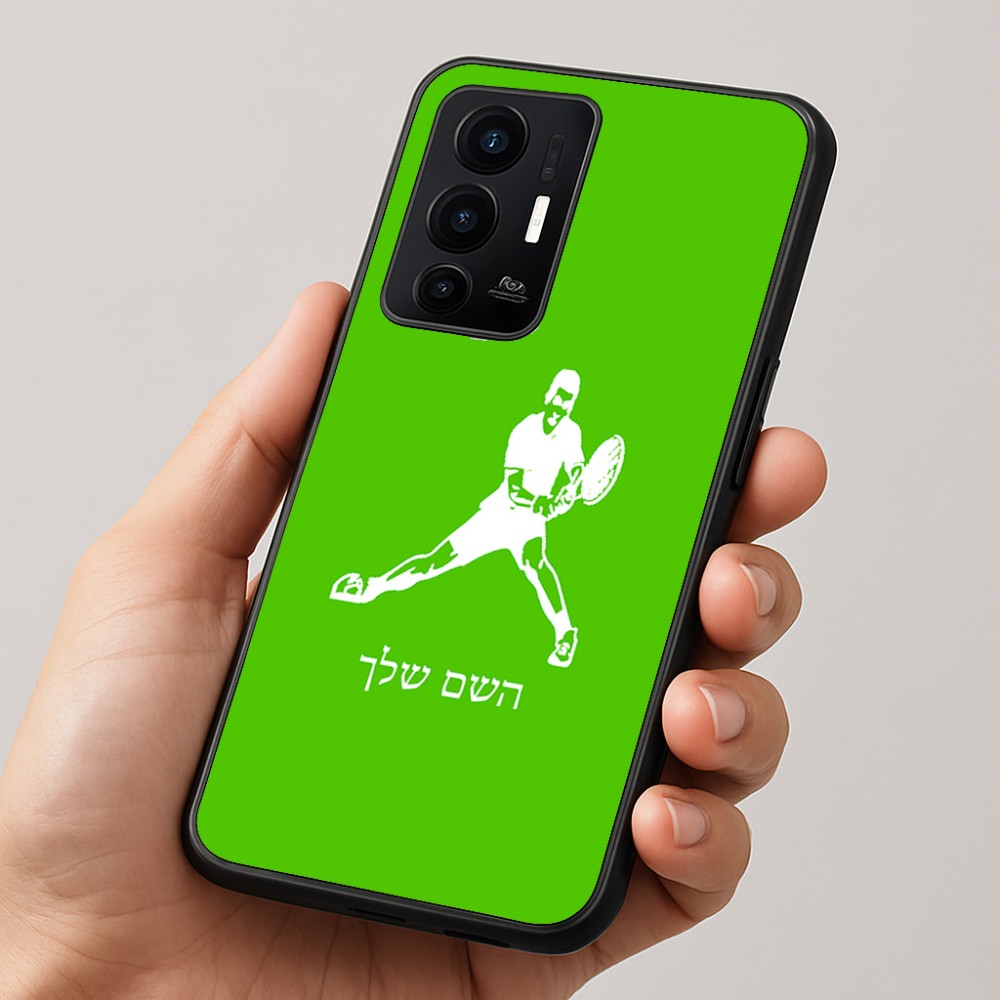 כיסוי בעיצוב אישי עם השם שלך לדגם - Realme GT 8 Pro 5G בעיצוב שחקן טניס