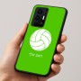 כיסוי בעיצוב אישי עם השם שלך לדגם - Realme GT 8 Pro 5G בעיצוב כדור כדורעף