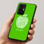 כיסוי בעיצוב אישי עם השם שלך לדגם - Realme GT 8 Pro 5G בעיצוב הדפס תפוח