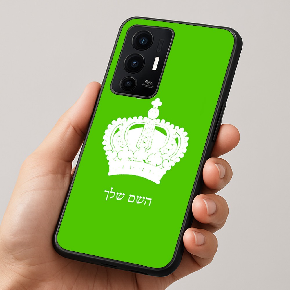 כיסוי בעיצוב אישי עם השם שלך לדגם - Realme GT 8 Pro 5G בעיצוב כתר מלכותי