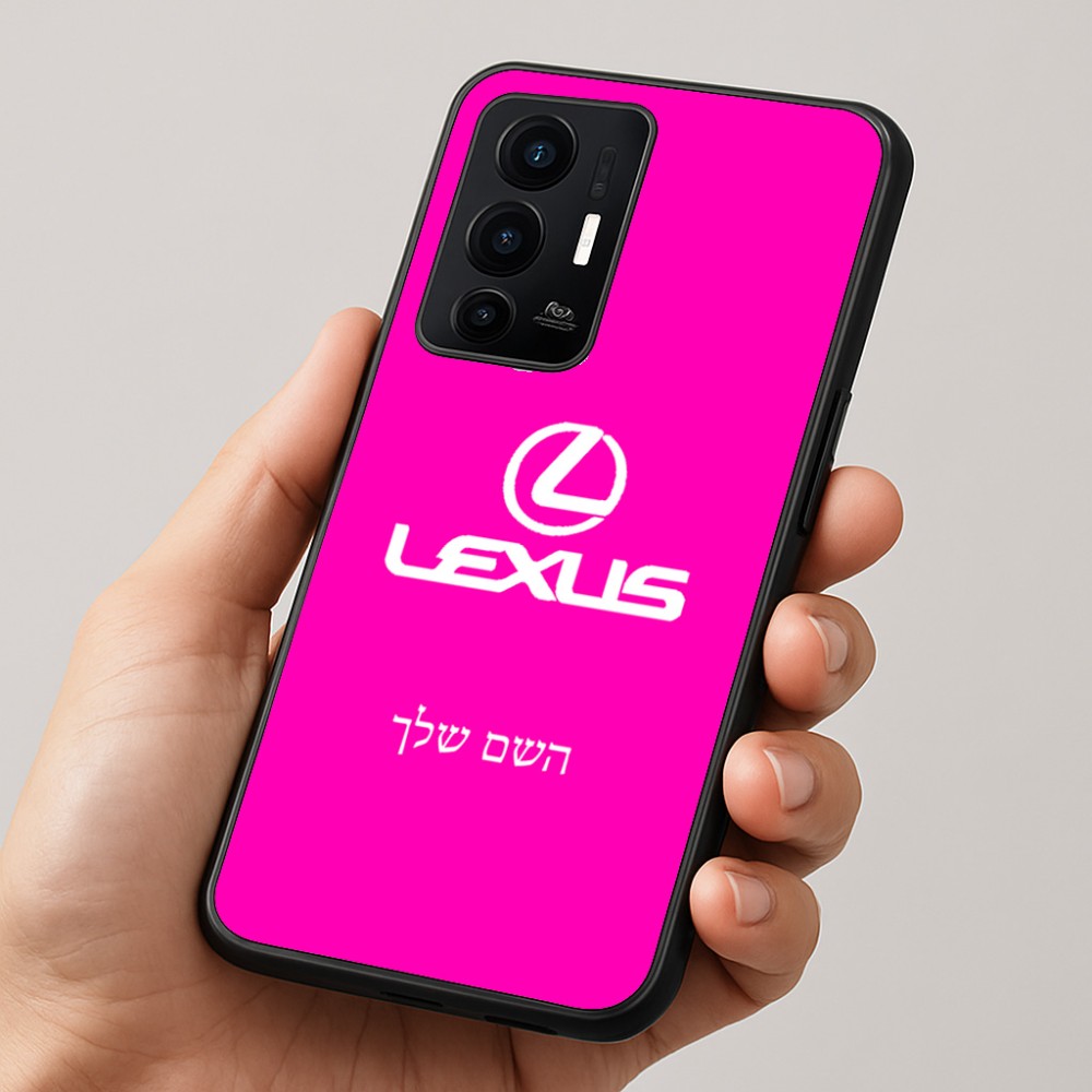 כיסוי בעיצוב אישי עם השם שלך לדגם - Realme GT 8 Pro 5G בעיצוב לקסוס