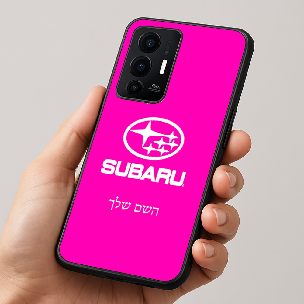 כיסוי בעיצוב אישי עם השם שלך לדגם - Realme GT 8 Pro 5G בעיצוב סובארו