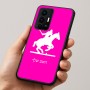 כיסוי בעיצוב אישי עם השם שלך לדגם - Realme GT 8 Pro 5G בעיצוב שחקן פולו - סוס