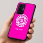 כיסוי בעיצוב אישי עם השם שלך לדגם - Realme GT 8 Pro 5G בעיצוב כבאי - תגית