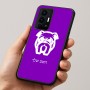 כיסוי בעיצוב אישי עם השם שלך לדגם - Realme GT 8 Pro 5G בעיצוב פרצוף בולדוג