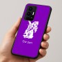 כיסוי בעיצוב אישי עם השם שלך לדגם - Realme GT 8 Pro 5G בעיצוב ארנב מחזיק גזר