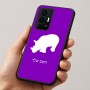 כיסוי בעיצוב אישי עם השם שלך לדגם - Realme GT 8 Pro 5G בעיצוב קרנף