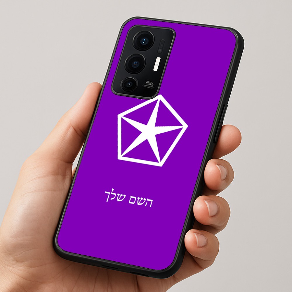 כיסוי בעיצוב אישי עם השם שלך לדגם - Realme GT 8 Pro 5G בעיצוב קרייזלר