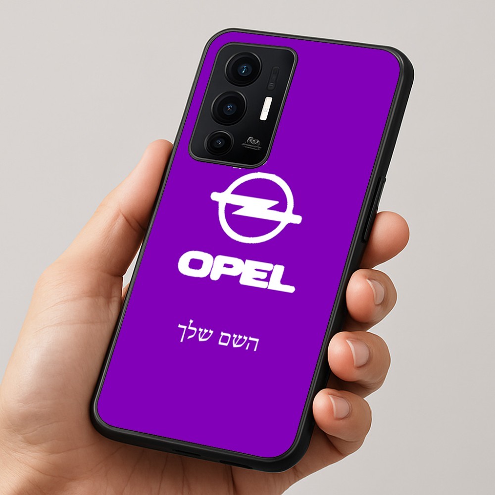 כיסוי בעיצוב אישי עם השם שלך לדגם - Realme GT 8 Pro 5G בעיצוב אופל