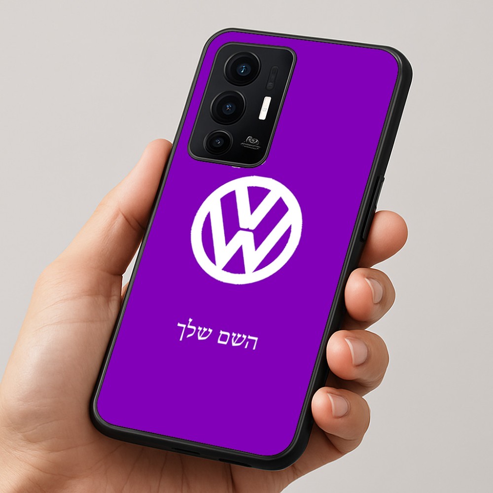 כיסוי בעיצוב אישי עם השם שלך לדגם - Realme GT 8 Pro 5G בעיצוב פולקסווגן