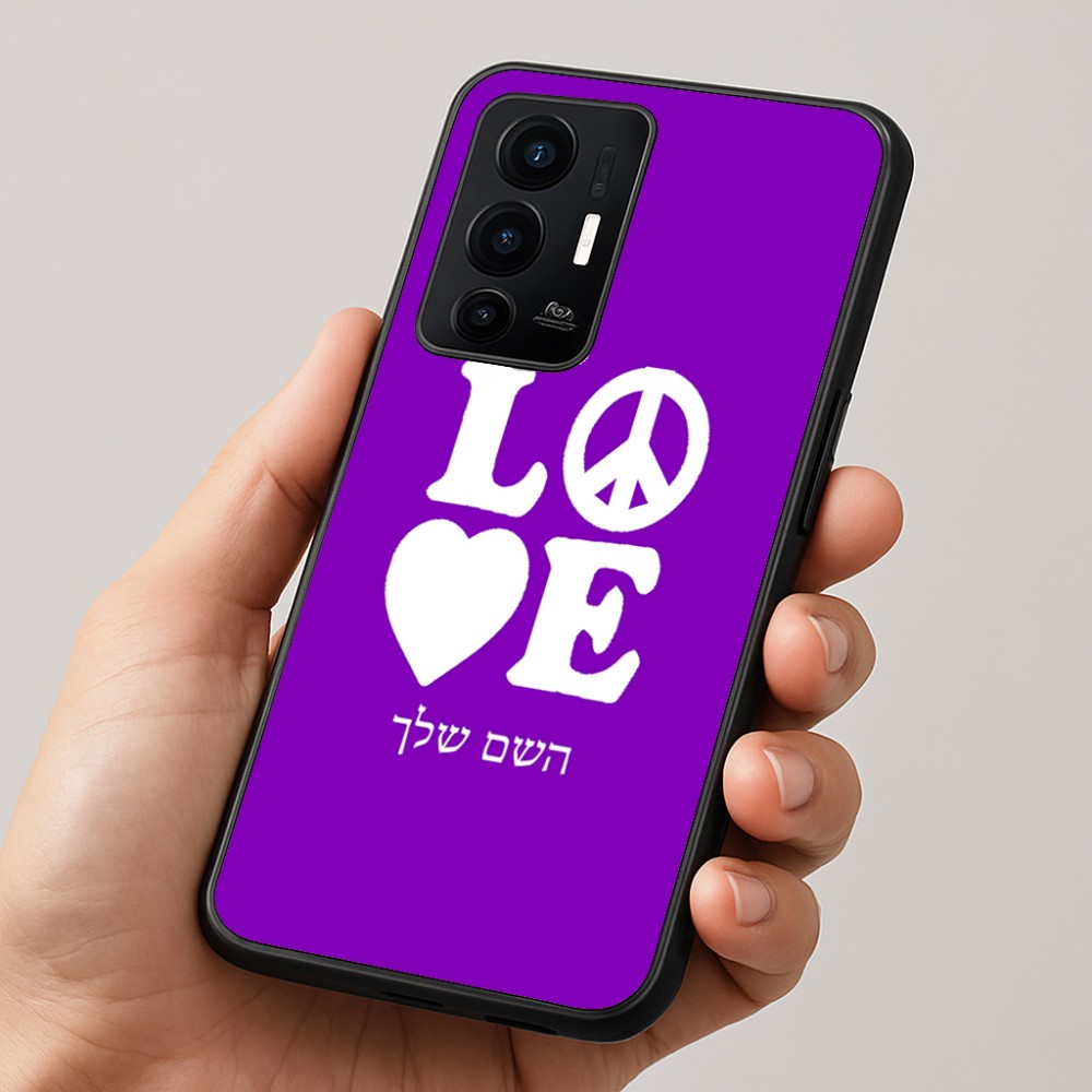כיסוי בעיצוב אישי עם השם שלך לדגם - Realme GT 8 Pro 5G בעיצוב אהבה