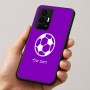 כיסוי בעיצוב אישי עם השם שלך לדגם - Realme GT 8 Pro 5G בעיצוב כדורגל כדור כדורגל