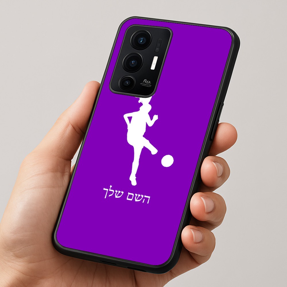 כיסוי בעיצוב אישי עם השם שלך לדגם - Realme GT 8 Pro 5G בעיצוב שחקנית כדורגל - אישה