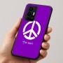 כיסוי בעיצוב אישי עם השם שלך לדגם - Realme GT 8 Pro 5G בעיצוב סמל השלום