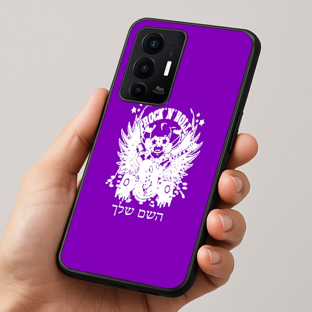 כיסוי בעיצוב אישי עם השם שלך לדגם - Realme GT 8 Pro 5G בעיצוב רוקנרול