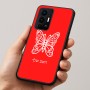כיסוי בעיצוב אישי עם השם שלך לדגם - Realme GT 8 Pro 5G בעיצוב פרפר