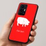 כיסוי בעיצוב אישי עם השם שלך לדגם - Realme GT 8 Pro 5G בעיצוב חזיר