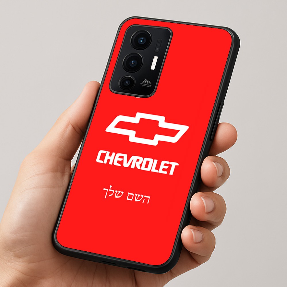 כיסוי בעיצוב אישי עם השם שלך לדגם - Realme GT 8 Pro 5G בעיצוב שברולט