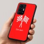 כיסוי בעיצוב אישי עם השם שלך לדגם - Realme GT 8 Pro 5G בעיצוב דגל המירוץ