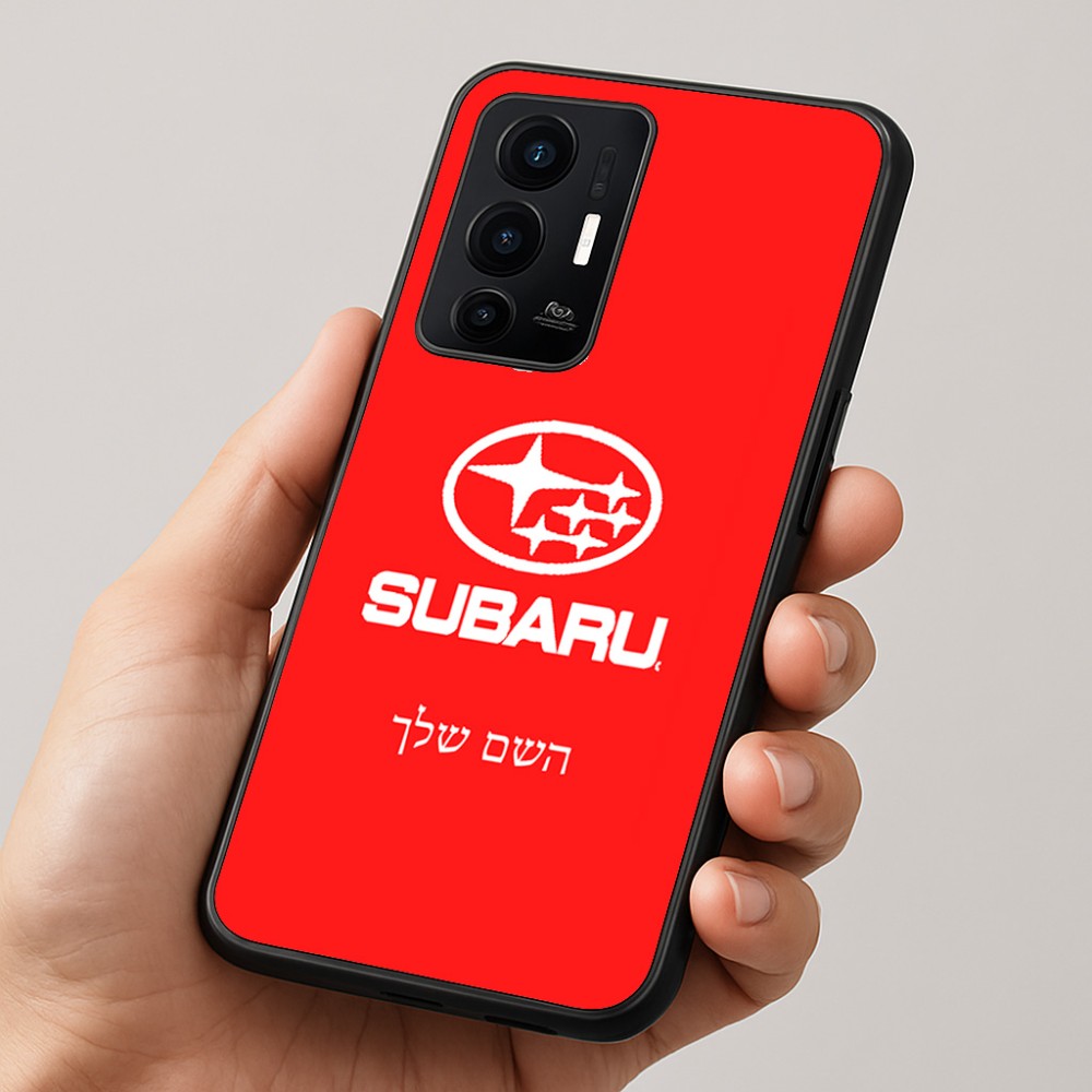 כיסוי בעיצוב אישי עם השם שלך לדגם - Realme GT 8 Pro 5G בעיצוב סובארו