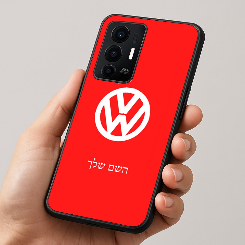 כיסוי בעיצוב אישי עם השם שלך לדגם - Realme GT 8 Pro 5G בעיצוב פולקסווגן