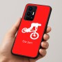 כיסוי בעיצוב אישי עם השם שלך לדגם - Realme GT 8 Pro 5G בעיצוב רוכב אופניים