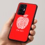 כיסוי בעיצוב אישי עם השם שלך לדגם - Realme GT 8 Pro 5G בעיצוב הדפס תפוח