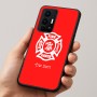 כיסוי בעיצוב אישי עם השם שלך לדגם - Realme GT 8 Pro 5G בעיצוב כבאי - תגית