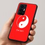 כיסוי בעיצוב אישי עם השם שלך לדגם - Realme GT 8 Pro 5G בעיצוב סמל יינג יאנג