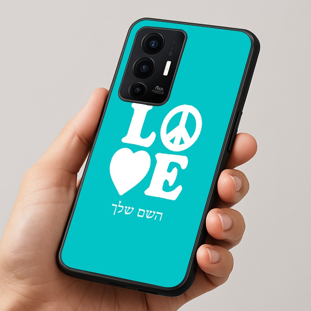 כיסוי בעיצוב אישי עם השם שלך לדגם - Realme GT 8 Pro 5G בעיצוב אהבה