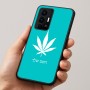 כיסוי בעיצוב אישי עם השם שלך לדגם - Realme GT 8 Pro 5G בעיצוב עלה מריחואנה - גראס
