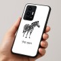 כיסוי בעיצוב אישי עם השם שלך לדגם - Realme GT 8 Pro 5G בעיצוב זברה