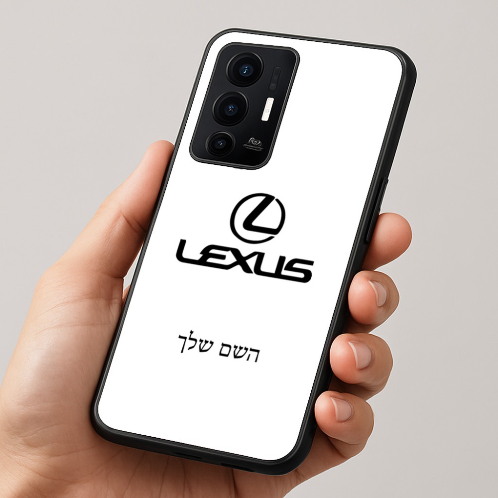 כיסוי בעיצוב אישי עם השם שלך לדגם - Realme GT 8 Pro 5G בעיצוב לקסוס