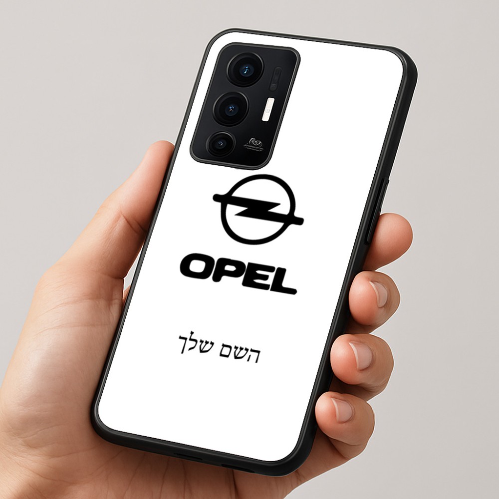 כיסוי בעיצוב אישי עם השם שלך לדגם - Realme GT 8 Pro 5G בעיצוב אופל